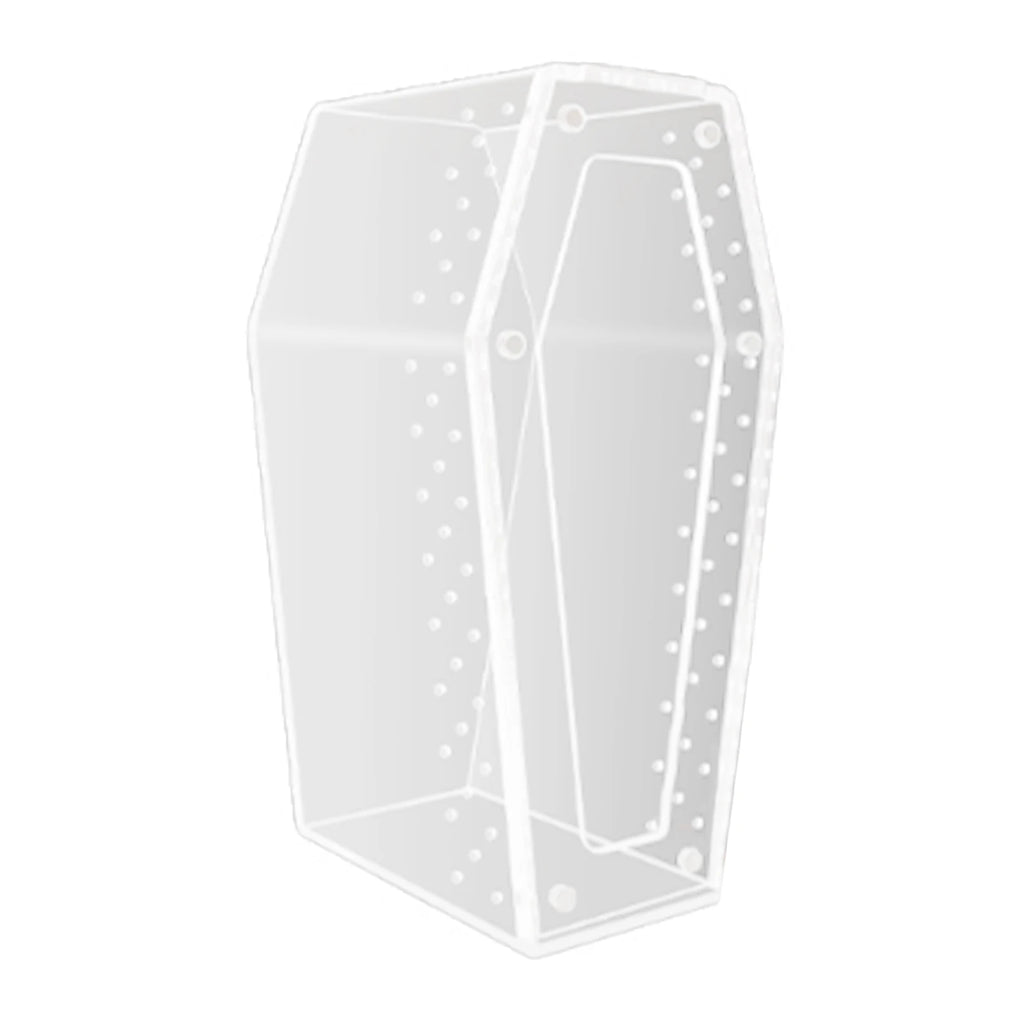 Acrylic & Plastic Reptile Breeding Box — Ventilated Habitat for Spiders & Small Pets