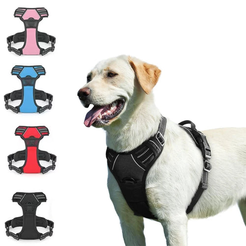 No-Pull Dog Harness — Reflective Padded Vest with Easy Control Handle