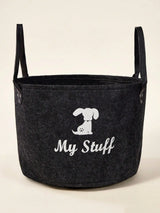 Felt Storage Basket for Pet Toys & Treats