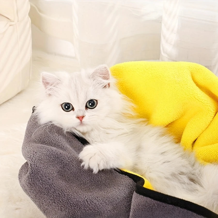 Microfiber Dog Absorbent Towel — Wiping Cloth, 3 Sizes