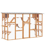 Outdoor Window Catio with Shelves, Bridges & Ramps