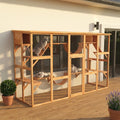 Outdoor Window Catio with Shelves, Bridges & Ramps