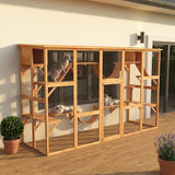 Outdoor Window Catio with Shelves, Bridges & Ramps