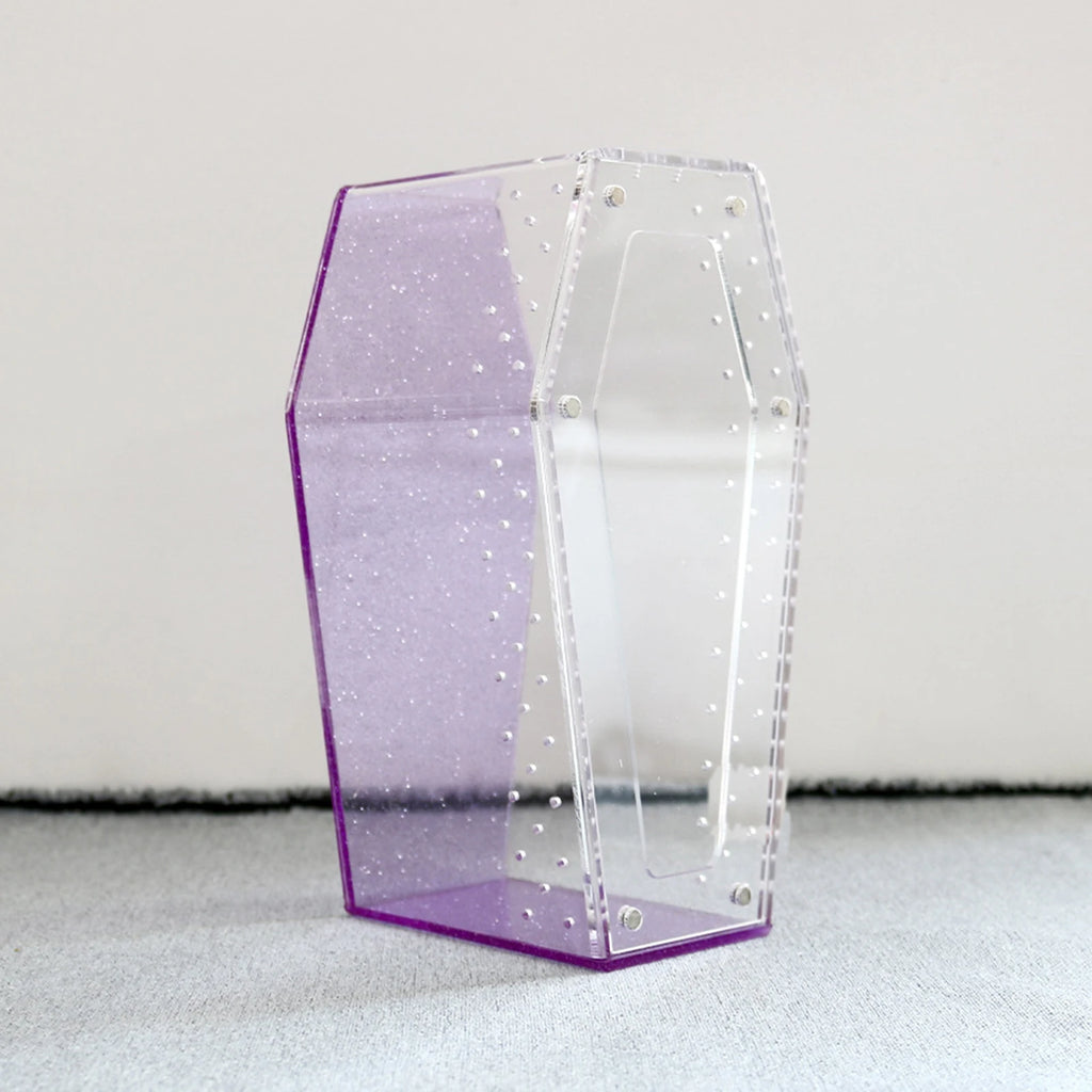 Acrylic & Plastic Reptile Breeding Box — Ventilated Habitat for Spiders & Small Pets