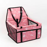 Dog Car Seat Cover Foldable Hammock Pet Harness Cat Bag Basket Stable and Foldable Travel Pet Dog and Cat Safety Car Seat