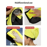Microfiber Dog Absorbent Towel — Wiping Cloth, 3 Sizes