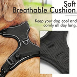 No-Pull Dog Harness — Reflective Padded Vest with Easy Control Handle