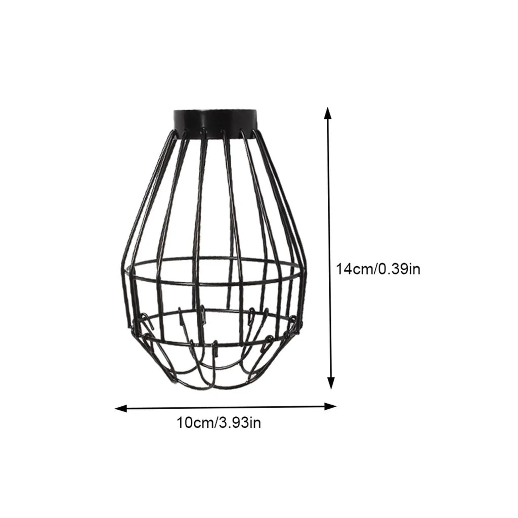 Anti-Scald Heat Lamp Guard — Protective Mesh Cover for Reptile Heating Bulbs