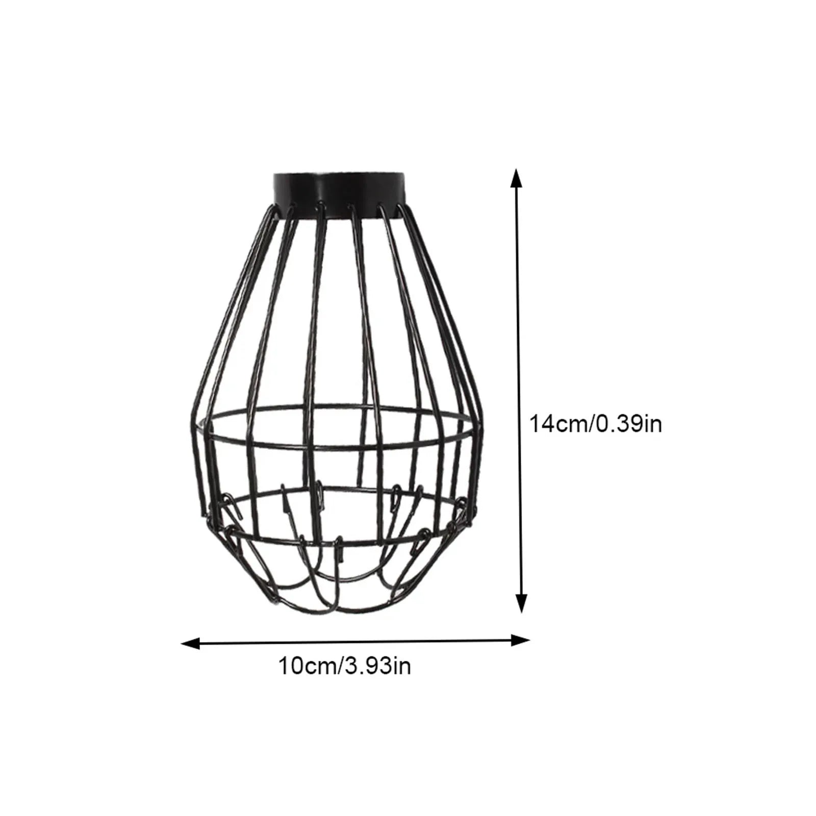 Anti-Scald Heat Lamp Guard — Protective Mesh Cover for Reptile Heating Bulbs