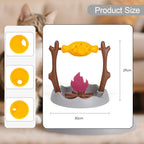 360° Rotating Chicken Leg Slow Feeder — Cat Puzzle Toy
