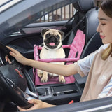 Dog Car Seat Cover Foldable Hammock Pet Harness Cat Bag Basket Stable and Foldable Travel Pet Dog and Cat Safety Car Seat