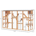 Outdoor Window Catio with Shelves, Bridges & Ramps