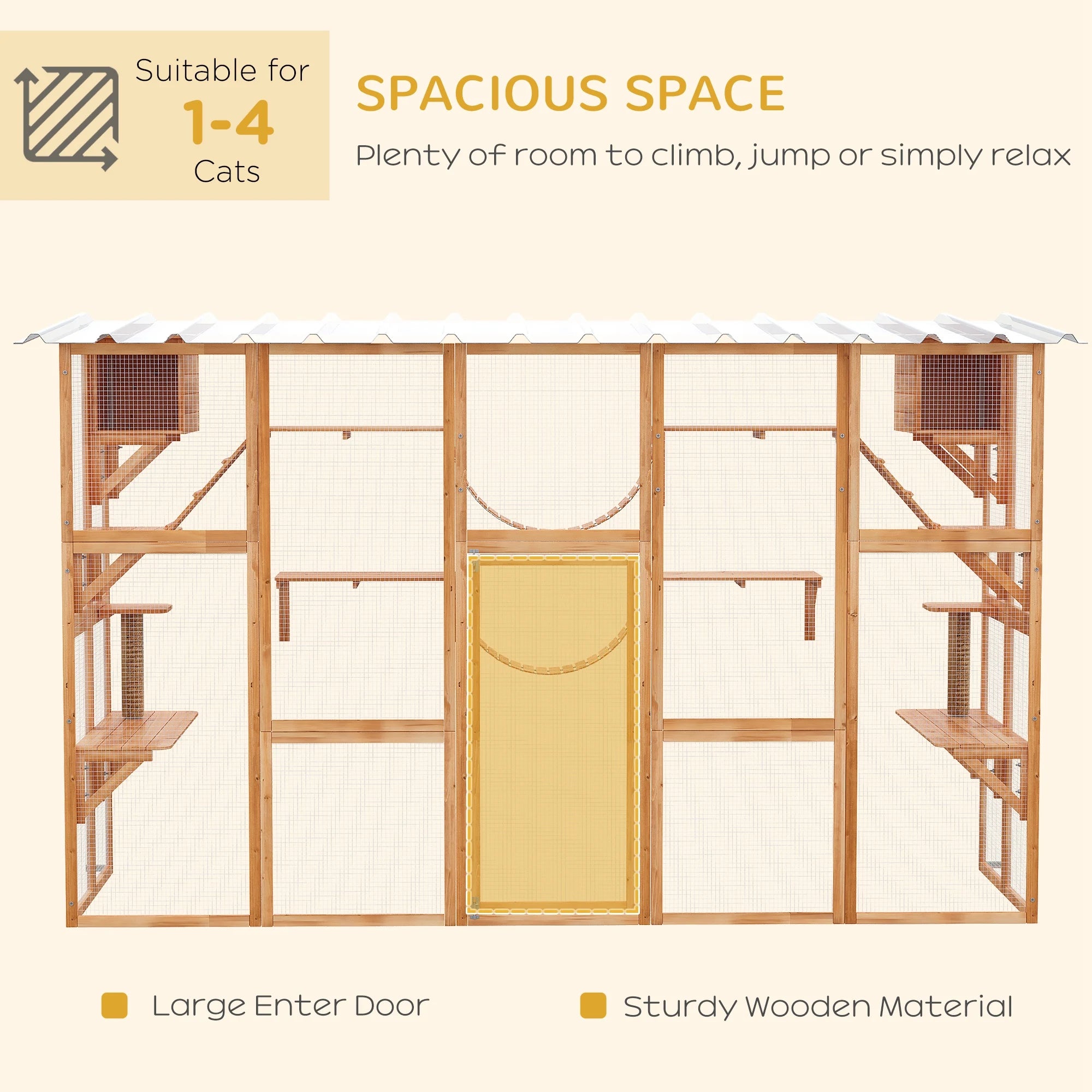 Outdoor Window Catio with Shelves, Bridges & Ramps