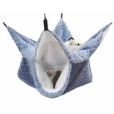 Double-Layer Hanging Hammock — Cozy Hideaway for Hamsters & Sugar Gliders