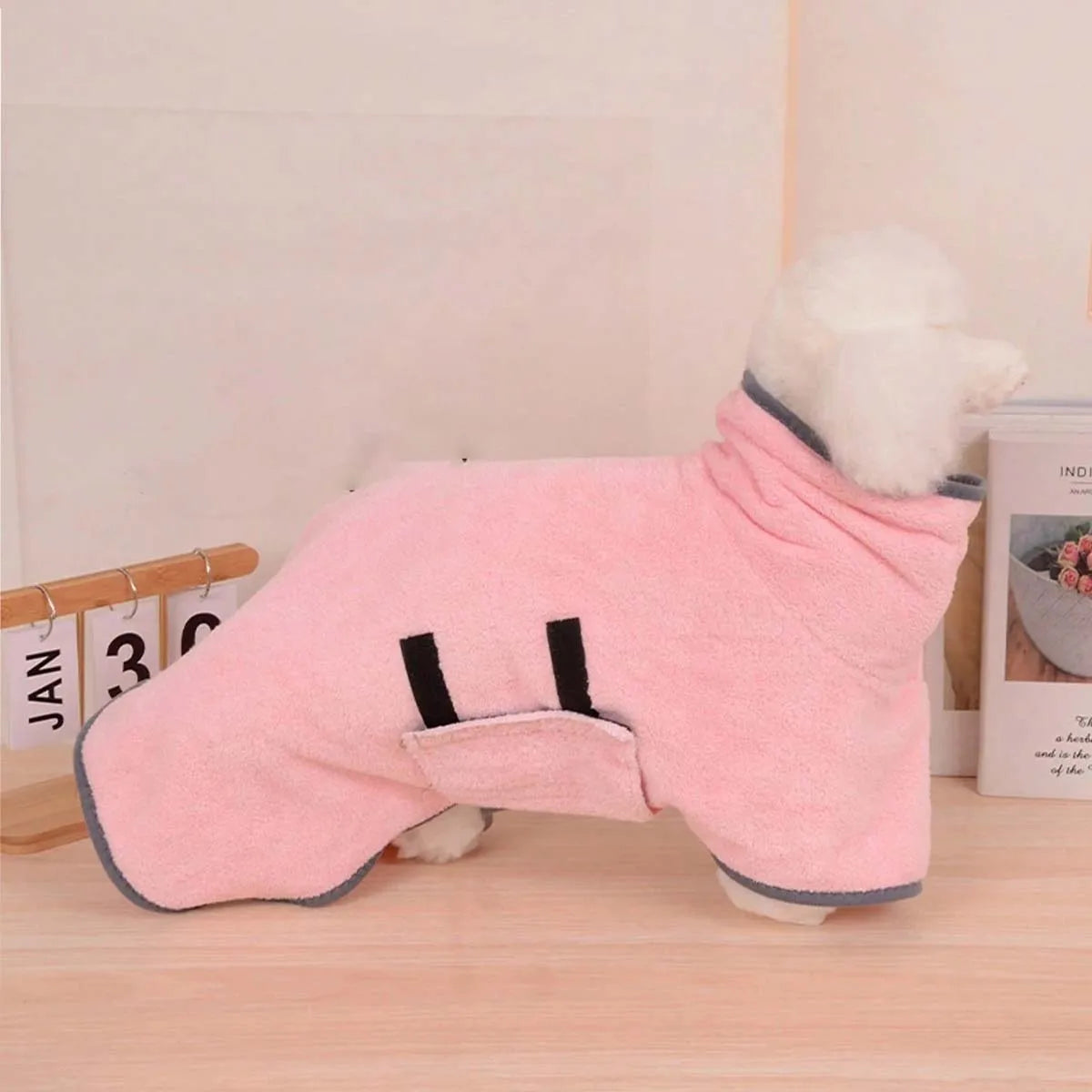 Adjustable Quick-Dry Pet Bathrobe — Machine-Washable Comfort for Cats & Dogs
