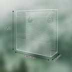 Wall-Mounted Acrylic Reptile Feeder — Suction Cup Feeding Box