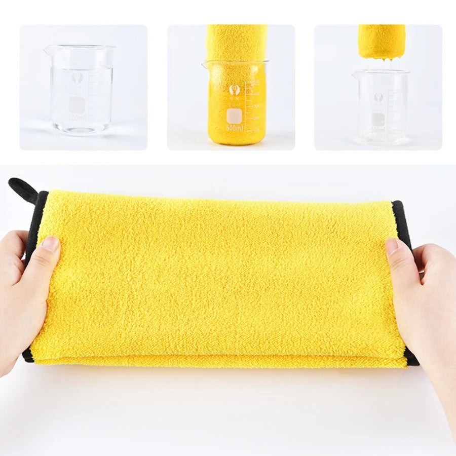 Microfiber Dog Absorbent Towel — Wiping Cloth, 3 Sizes