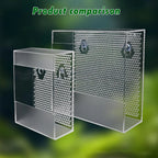 Wall-Mounted Acrylic Reptile Feeder — Suction Cup Feeding Box