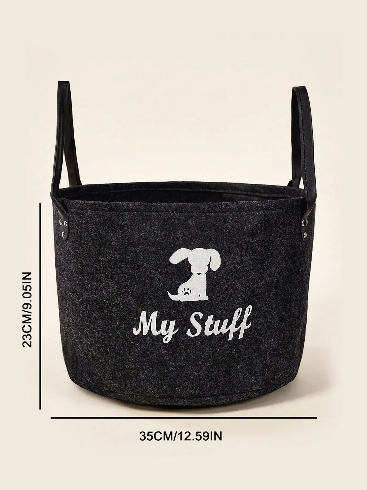 Felt Storage Basket for Pet Toys & Treats
