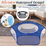 Portable Pop-Open Playpen — Foldable Exercise Yard for Small Pets