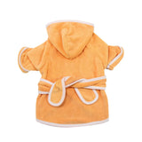 Microfiber Dog Bathrobe with Belt — Super Absorbent Fast-Drying Jacket, S–3XL