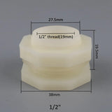ABS Aquarium Drain Fittings & Connector Set (1/2" & 3/4")