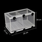 Hanging Aquarium Breeding Isolation Net (Fish Fry Nursery, Tank Divider)