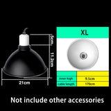 Anti-Scald Reptile Lamp Dome — Protective E27 Fixture, 300W Max