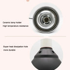 300W Dome Reptile Lamp Fixture — Aluminum Reflector Heat Lamp Stand, E27