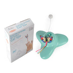 Electric Auto-Rotating Butterfly Toy — Fluttering Cat & Kitten Toy