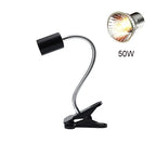 UVB Reptile Basking Lamp Kit — Clip-On E27 Holder for Turtles & Lizards
