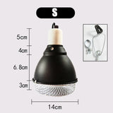 Anti-Scald Reptile Lamp Dome — Protective E27 Fixture, 300W Max