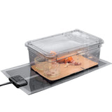 Reptile Heat Mat with Built-In Thermostat — Under-Tank Warming Pad, 5W-35W