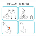 Electric Auto-Rotating Butterfly Toy — Fluttering Cat & Kitten Toy