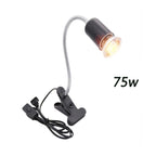UVA/UVB Clip-On Heat Lamp Kit — Adjustable E27 Basking Light for Reptiles