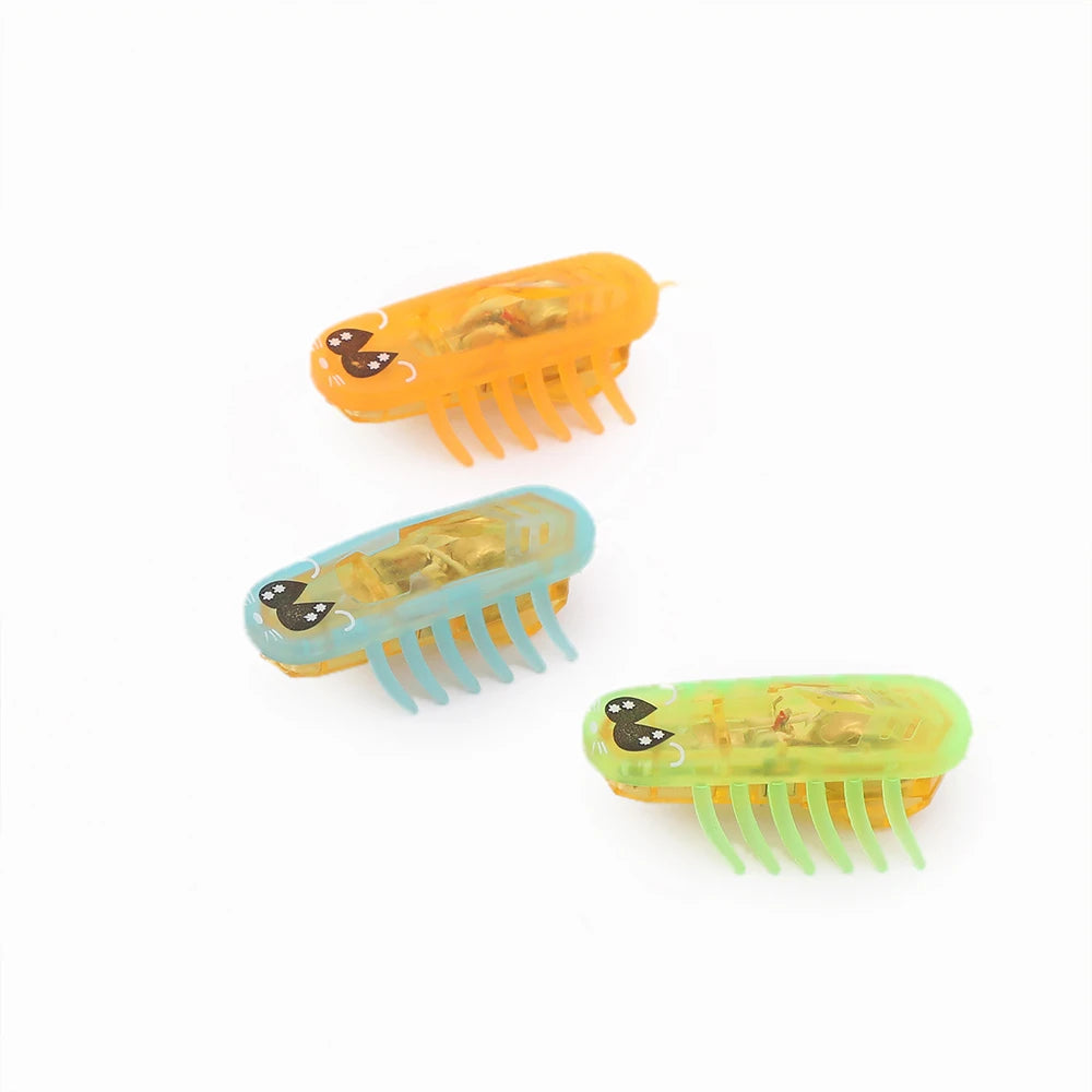 Electric Self-Running Cockroach Cat Toy — Detachable Battery Interactive Hunting Chase Toy
