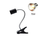 UVB Reptile Basking Lamp Kit — Clip-On E27 Holder for Turtles & Lizards