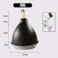 Anti-Scald Reptile Lamp Dome — Protective E27 Fixture, 300W Max