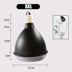 Anti-Scald Reptile Lamp Dome — Protective E27 Fixture, 300W Max