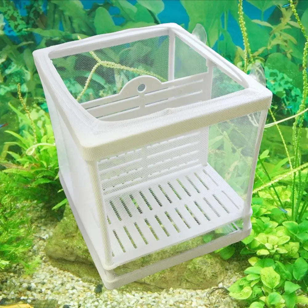 Hanging Aquarium Breeding Isolation Net (Fish Fry Nursery, Tank Divider)