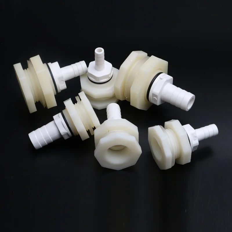 ABS Aquarium Drain Fittings & Connector Set (1/2" & 3/4")