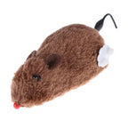Wind-Up Plush Mouse Cat Toy — No-Battery Clockwork Chase Toy