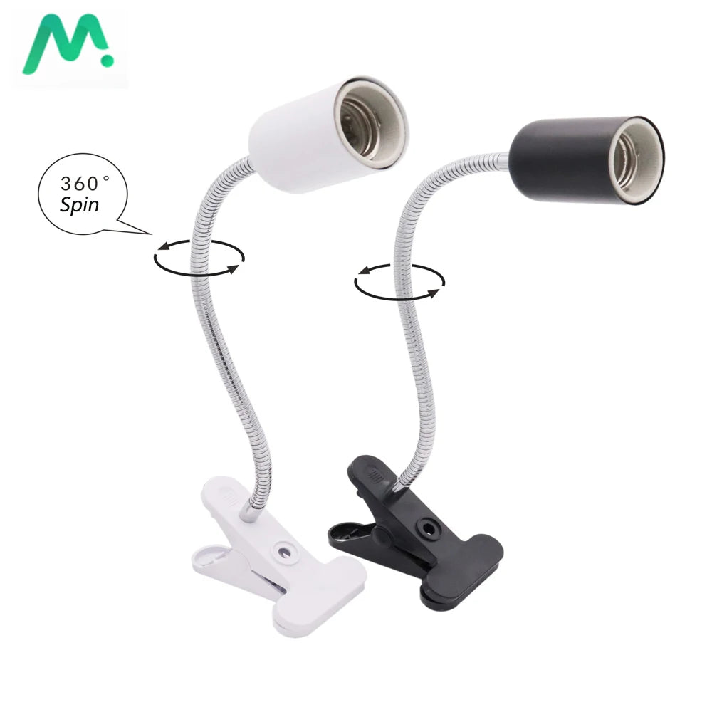 UVA/UVB Clip-On Heat Lamp Kit — Adjustable E27 Basking Light for Reptiles