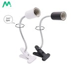 UVA/UVB Clip-On Heat Lamp Kit — Adjustable E27 Basking Light for Reptiles