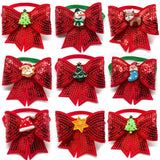 Snowman & Deer Christmas Bowtie Accessories (50 or 100 Pack)