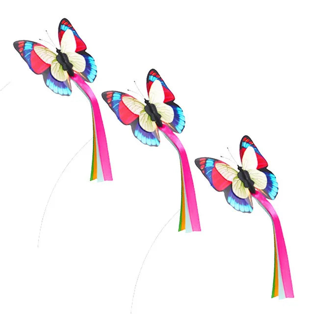 Electric Auto-Rotating Butterfly Toy — Fluttering Cat & Kitten Toy