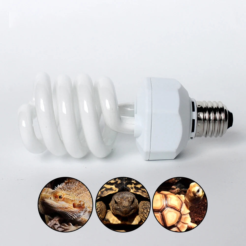 UVB Calcium Lamp — 26W E27 Compact Bulb, UVB 5.0 or 10.0