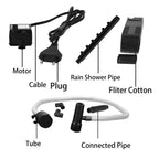 Low Water Level Turtle Tank Filter with Oxygen Pump 8W