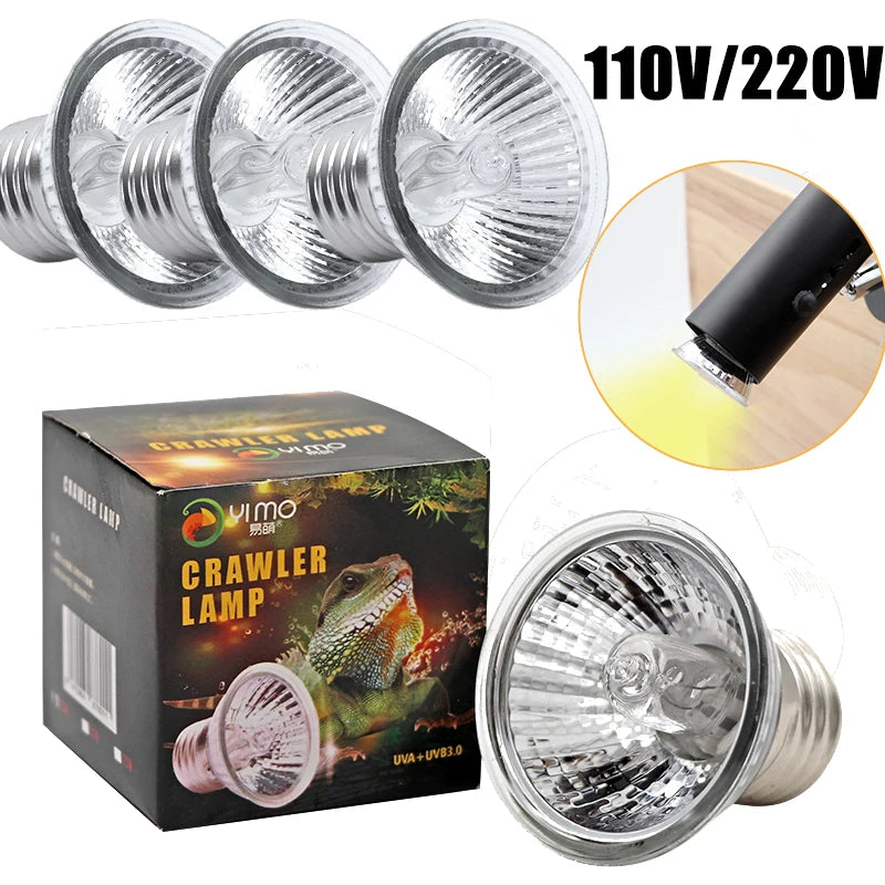 UVA/UVB 3.0 Basking Bulb — Reptile Heat & Light for Tortoises & Lizards