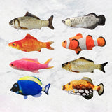 Electric USB Floppy Fish Cat Toy — Motion-Activated Catnip Toy